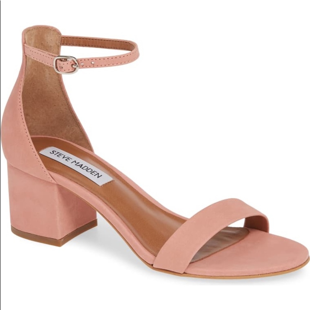 Steve Madden Pink Irenee Sandal Heels 8.5M NEW
